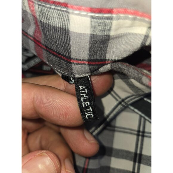 Affliction 73 Live Fast Plaid Western Shirt 3XL - Picture 9 of 10